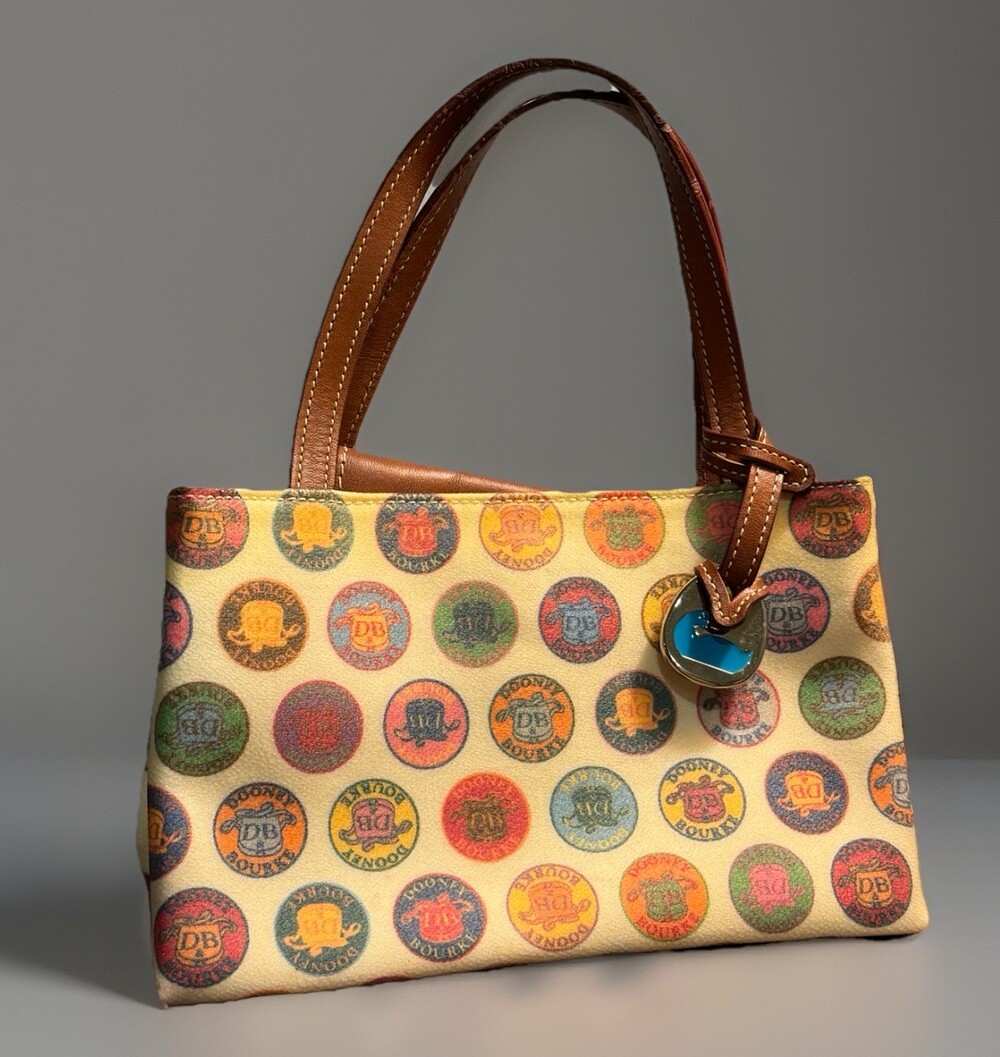 Dooney & Bourke 2007 Medallion Collection Tiney East West Bag Satchel with Tag
